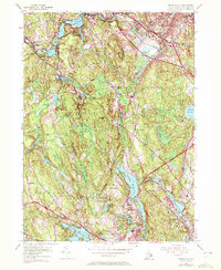 Georgiaville 1954 topographic map thumbnail