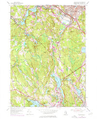 Georgiaville 1954 topographic map thumbnail
