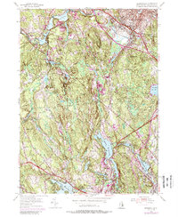 Georgiaville 1954 topographic map thumbnail