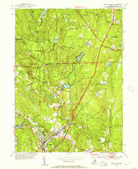 Hope Valley 1953 topographic map thumbnail