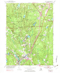 Hope Valley 1953 topographic map thumbnail