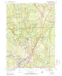 Hope Valley 1953 topographic map thumbnail