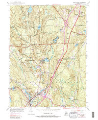 Hope Valley 1953 topographic map thumbnail