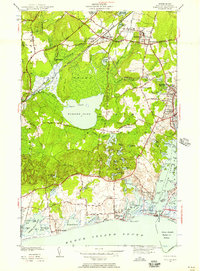 Kingston 1942 topographic map thumbnail
