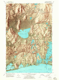 Kingston 1957 topographic map thumbnail