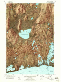 Kingston 1957 topographic map thumbnail