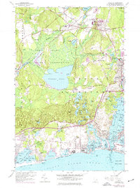 Kingston 1957 topographic map thumbnail