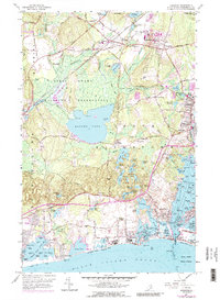 Kingston 1957 topographic map thumbnail