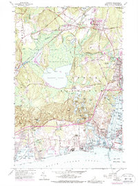 Kingston 1957 topographic map thumbnail
