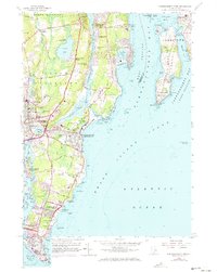 Narragansett Pier 1957 topographic map thumbnail