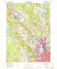 Pawtucket 1949 topographic map thumbnail