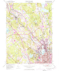 Pawtucket 1949 topographic map thumbnail