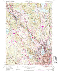 Pawtucket 1949 topographic map thumbnail