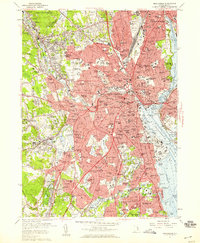 Providence 1957 topographic map thumbnail