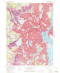 Providence 1957 topographic map thumbnail