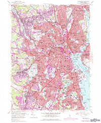 Providence 1957 topographic map thumbnail