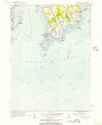 Sakonnet Point 1955 topographic map thumbnail