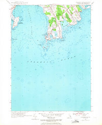 Sakonnet Point 1955 topographic map thumbnail