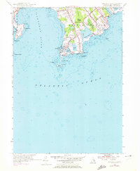 Sakonnet Point 1955 topographic map thumbnail