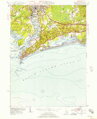 Watch Hill 1953 topographic map thumbnail