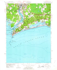 Watch Hill 1953 topographic map thumbnail