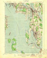 Bristol 1943 topographic map thumbnail
