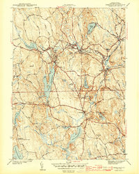 Chepachet 1943 topographic map thumbnail