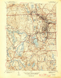 Crompton 1943 topographic map thumbnail