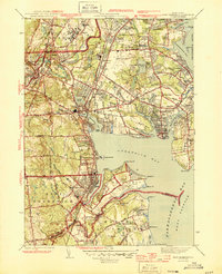 East Greenwich 1944 topographic map thumbnail