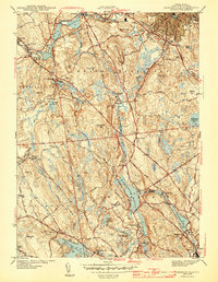 Georgiaville 1943 topographic map thumbnail