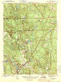 Hope Valley 1943 topographic map thumbnail