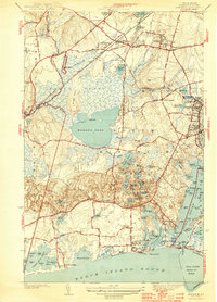 Kingston 1944 topographic map thumbnail