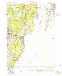 Narragansett Pier 1944 topographic map thumbnail