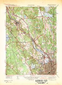 Pawtucket 1942 topographic map thumbnail