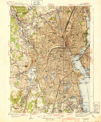 Providence 1939 topographic map thumbnail