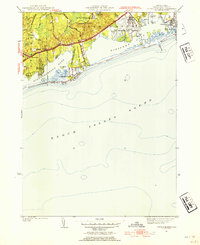Quonochontaug 1953 topographic map thumbnail