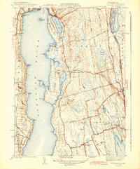 Tiverton 1942 topographic map thumbnail