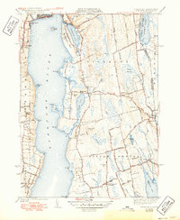 Tiverton 1942 topographic map thumbnail