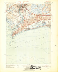 Watch Hill 1953 topographic map thumbnail