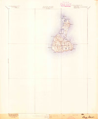 Block Island 1894 topographic map thumbnail