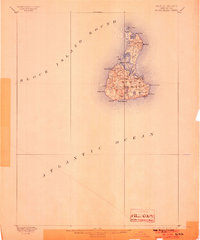 Block Island 1899 topographic map thumbnail