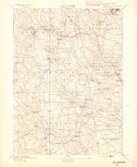 Burrillville 1894 topographic map thumbnail