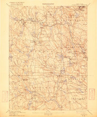 Burrillville 1894 topographic map thumbnail