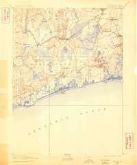 Charlestown 1889 topographic map thumbnail