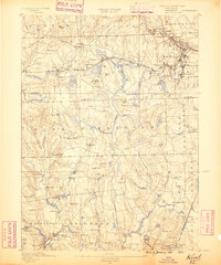 Kent 1890 topographic map thumbnail