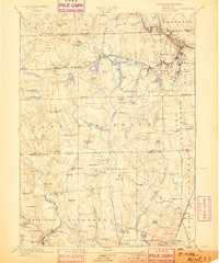 Kent 1894 topographic map thumbnail
