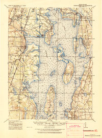 Narragansett Bay topographic map thumbnail