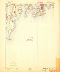 Newport 1889 topographic map thumbnail
