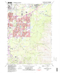 Anchorage A-8 NE 1979 topographic map thumbnail