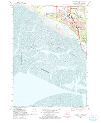 Anchorage A-8 SW 1993 topographic map thumbnail